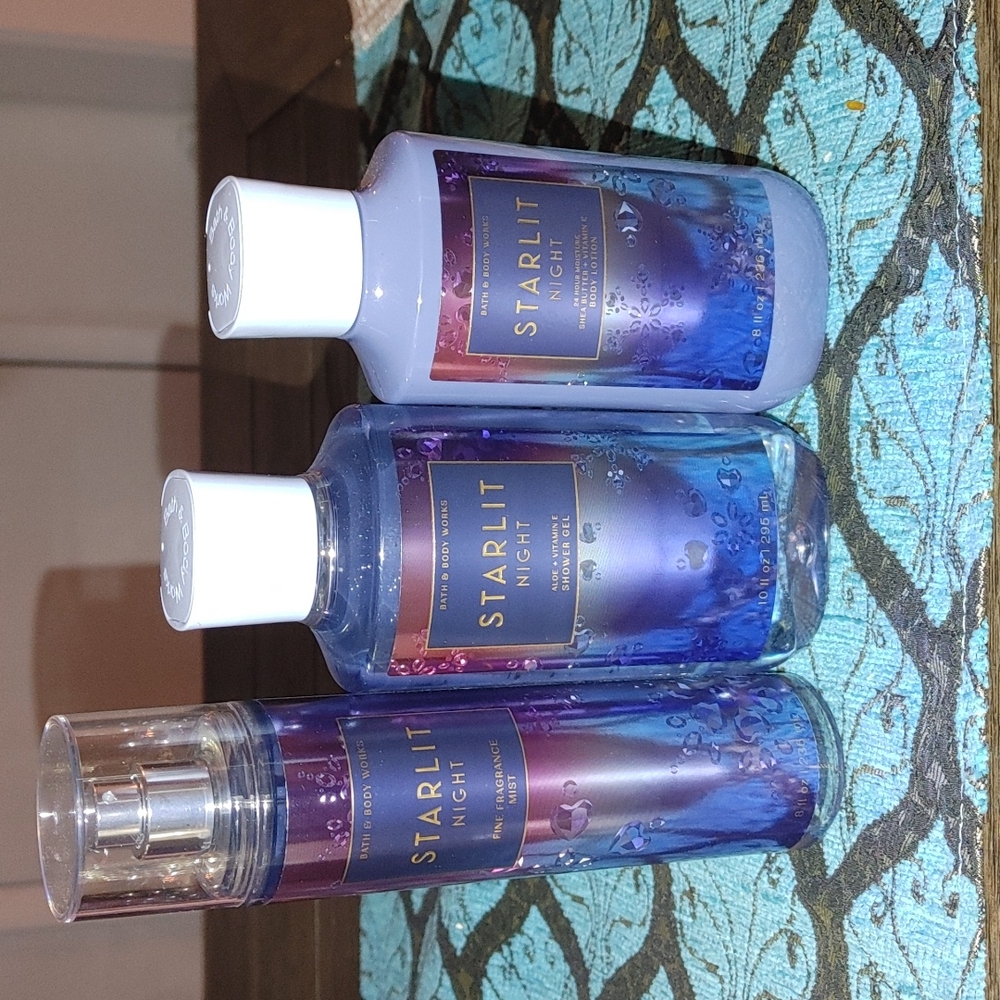 BBW Starlit Night 3 piece set - NEW